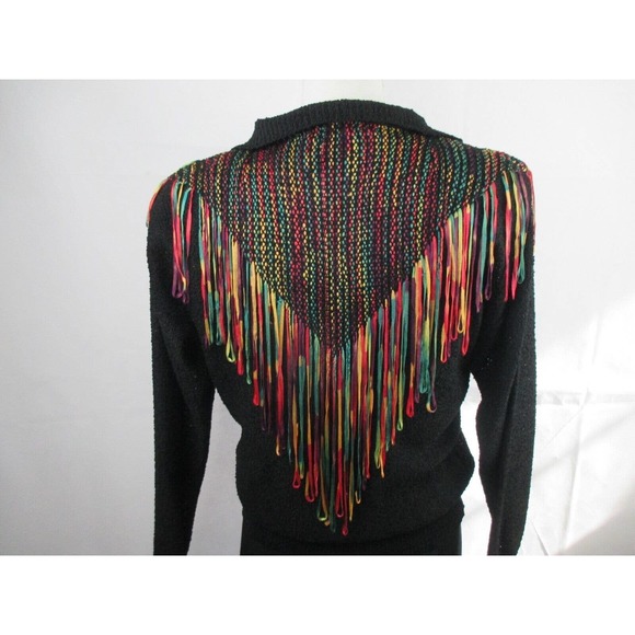 Manra & Mei M Mary Sui Sweater Knit OOAK Thread Clothing Art - Picture 5 of 10